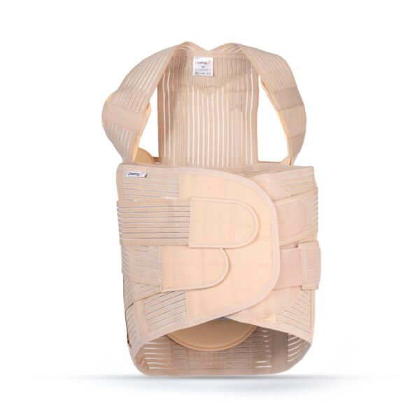 Wysoka sznurówka półsztywna z podpaszkami „Lumbomax Spina”