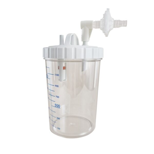 Butla do ssaka Devilbiss 1200 ml + filtr antybakteryjny + kolanko